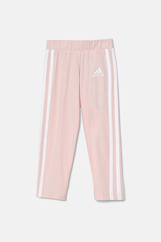 adidas pantaloni de trening pentru copii LK 3S TIGHT IX7356 roz AW24