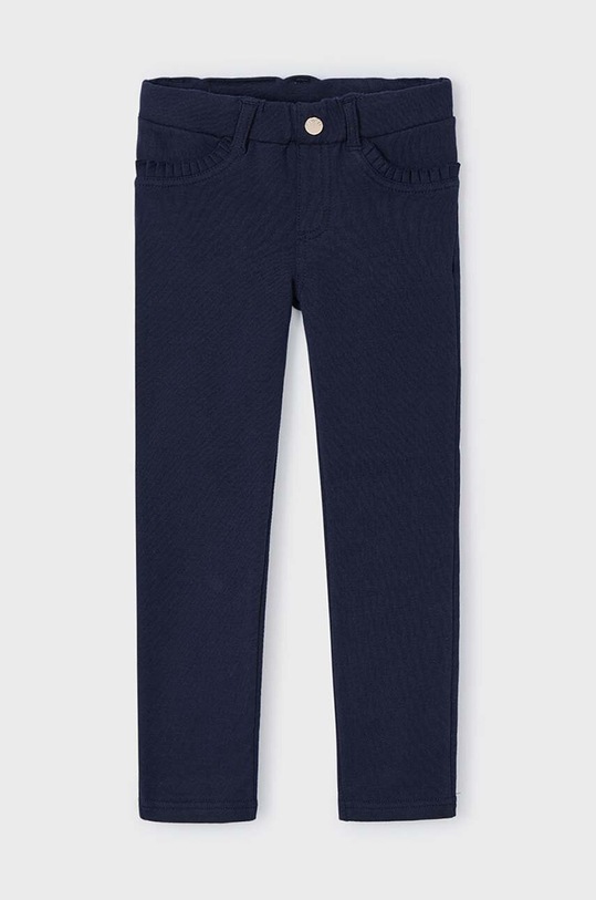 Dětské bavlněné kalhoty Mayoral pletenina námořnická modř 511.6H.Mini.9BYH