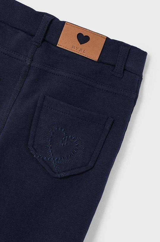Dětské bavlněné kalhoty Mayoral 511.6H.Mini.9BYH námořnická modř AW24