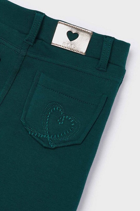 Fete Mayoral pantaloni de bumbac pentru copii 511.6H.Mini.9BYH turcoaz