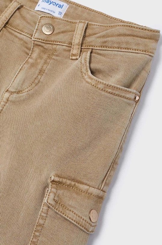 Девочка Детские брюки Mayoral cargo z serży 4543.6G.Mini.9BYH розовый