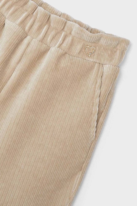 Dziewczynka Mayoral spodnie sztruksowe dziecięce 4544.6C.Mini.9BYH beżowy
