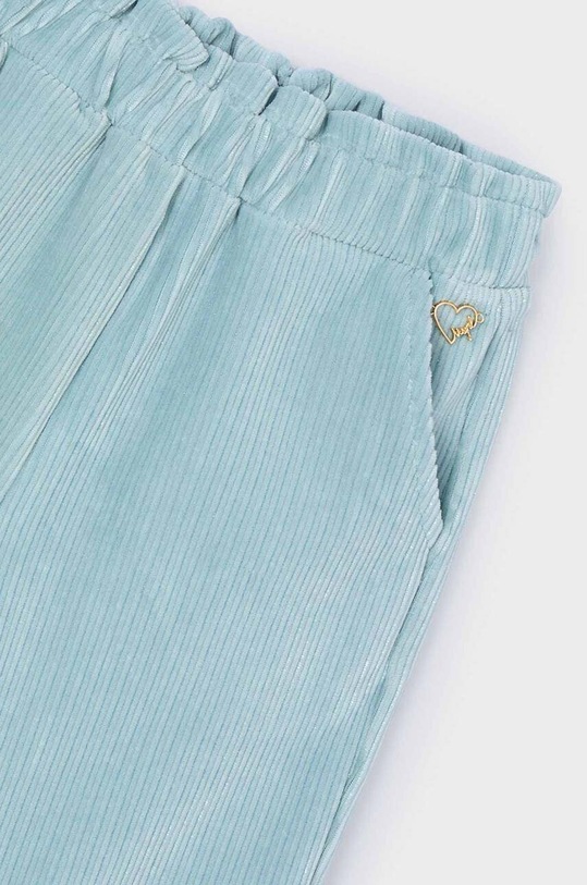 Mayoral spodnie sztruksowe dziecięce 4544.6C.Mini.9BYH turkusowy AW24