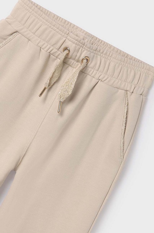 Mayoral spodnie dresowe dziecięce Dresowe jogger 7548.8E.Junior.9BYH beżowy AW24