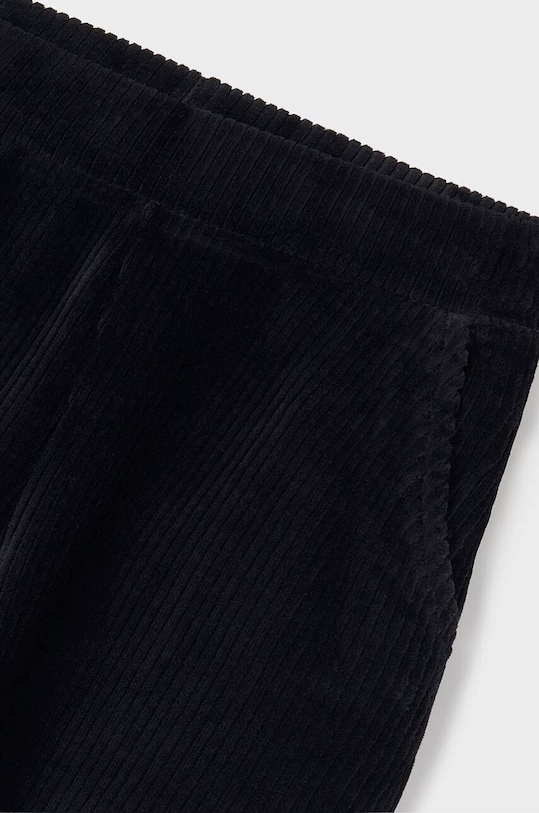 Παιδικό κοτλέ παντελόνι Mayoral 7549.8F.Junior.9BYH μαύρο AW24