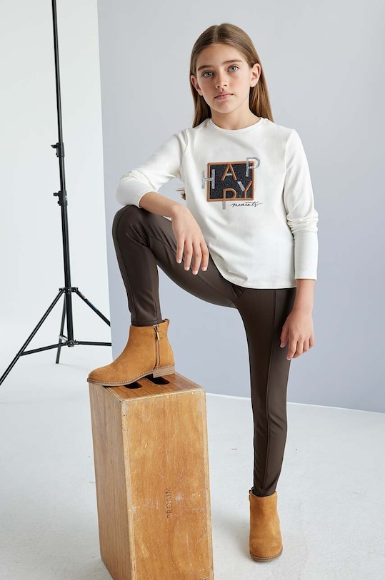 Mayoral spodnie dziecięce brązowy 7750.8D.Junior.9BYH