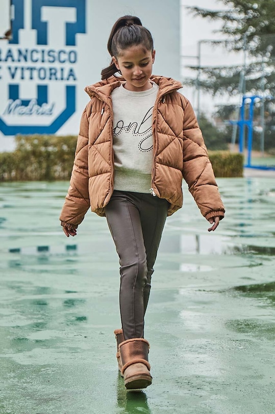 Mayoral spodnie dziecięce 7750.8D.Junior.9BYH brązowy