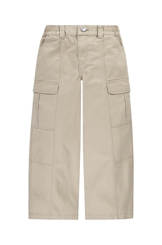 Дитячі бавовняні штани Levi's TWILL '94 BAGGY WIDE LEG бавовна бежевий 3EL019