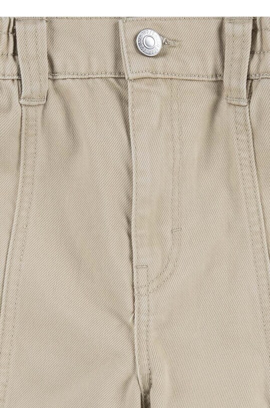 Дитячі бавовняні штани Levi's TWILL '94 BAGGY WIDE LEG бежевий 3EL019