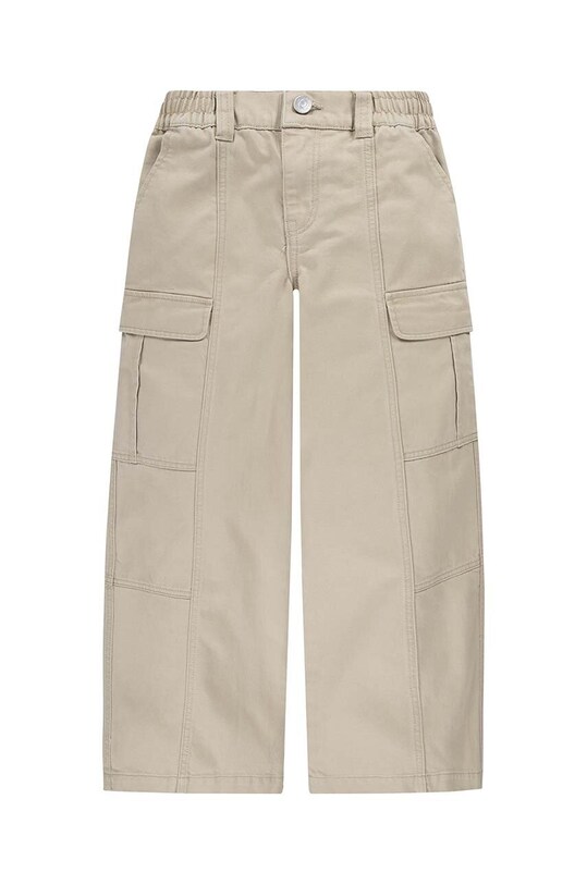 Levi's pantaloni de bumbac pentru copii TWILL '94 BAGGY WIDE LEG bumbac bej 4EL019
