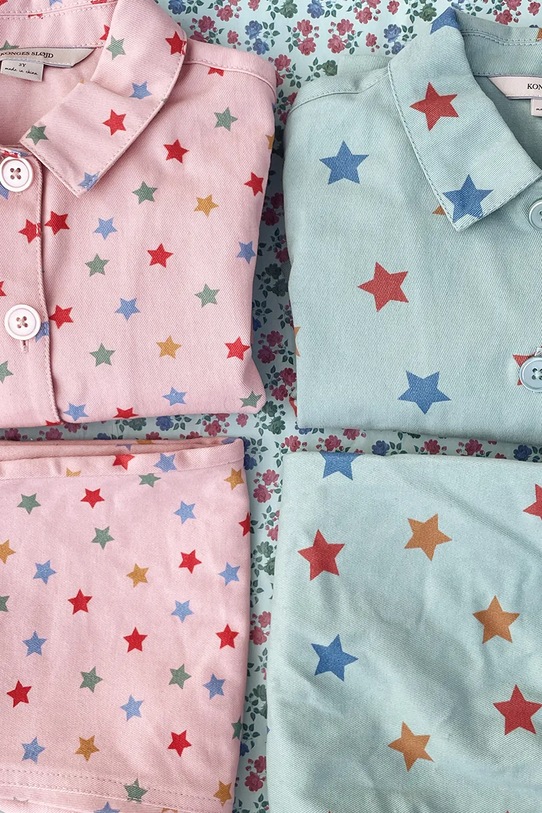 Konges Sløjd pantaloni de bumbac pentru copii FEN FRILL PANTS GOTS roz KS101975