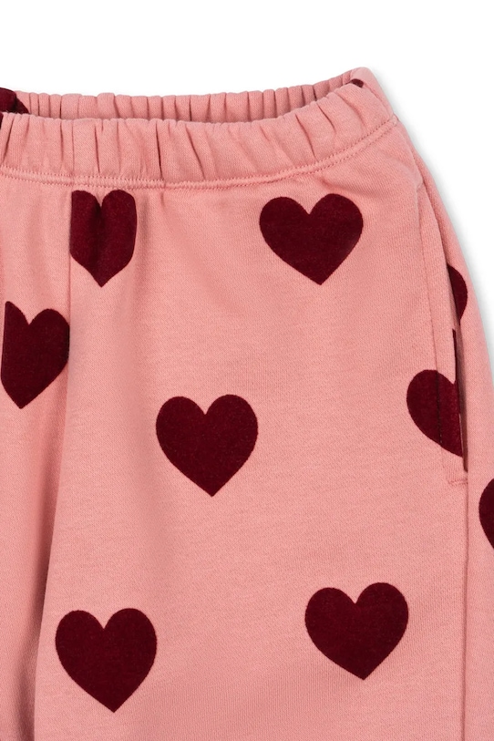 Dievča Detské tepláky Konges Sløjd LOU SWEAT PANTS OCS KS102020.G ružová