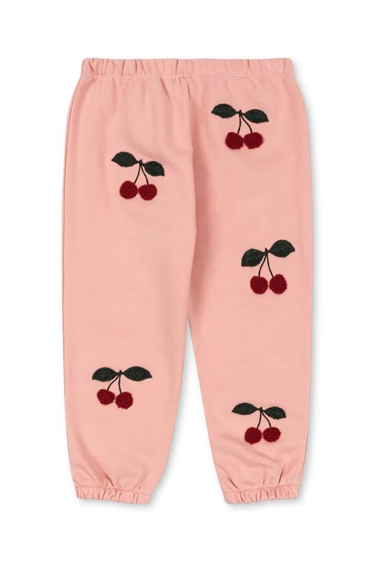 Konges Sløjd spodnie dresowe dziecięce LOU TERRY SWEAT PANTS OCS KS102023.G różowy AW24