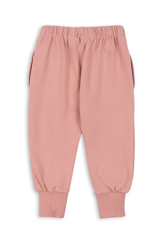 Konges Sløjd spodnie dresowe bawełniane dziecięce LOUPY LOU SWEAT PANTS GOTS KS102027.G różowy AW24