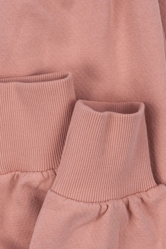 Konges Sløjd spodnie dresowe bawełniane dziecięce LOUPY LOU SWEAT PANTS GOTS KS102027.G różowy