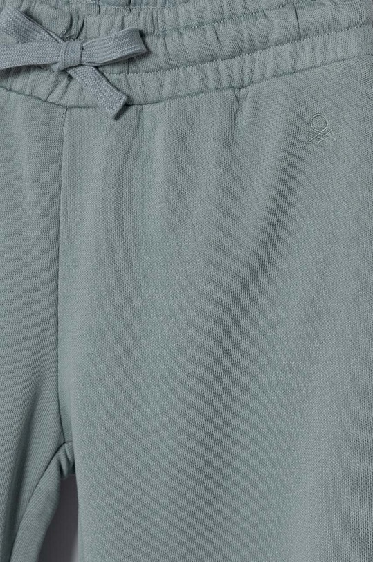 Dziewczynka United Colors of Benetton spodnie dresowe bawełniane dziecięce 3J68CF02H.G.G.Seasonal zielony
