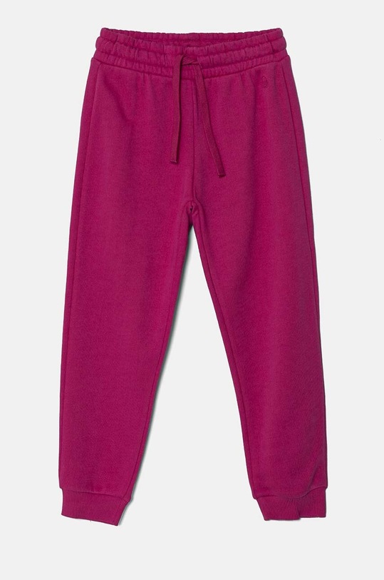 United Colors of Benetton spodnie dresowe bawełniane dziecięce bawełna fioletowy 3J68CF02H.G.G.Seasonal