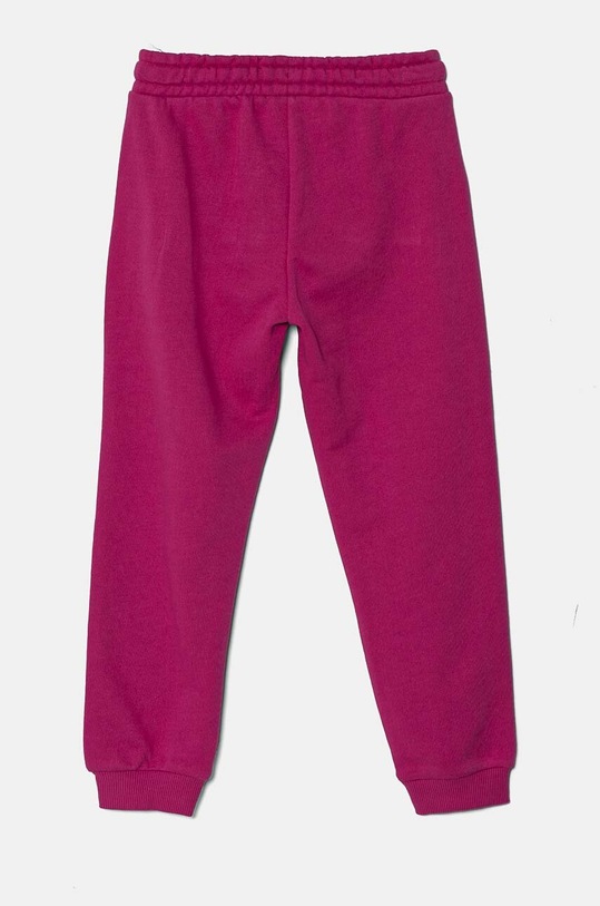 United Colors of Benetton spodnie dresowe bawełniane dziecięce 3J68CF02H.G.G.Seasonal fioletowy AW24