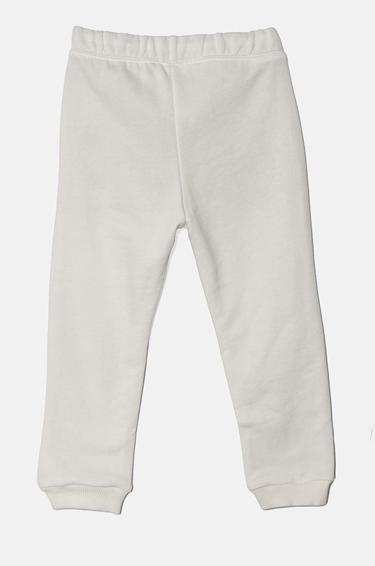 Detské bavlnené tepláky United Colors of Benetton 3J70GF01N.G.P.Seasonal biela AW24