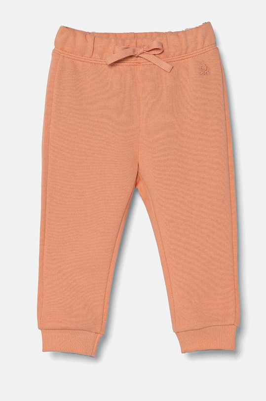 United Colors of Benetton spodnie dresowe bawełniane dziecięce bawełna pomarańczowy 3J70GF01N.G.P.Seasonal