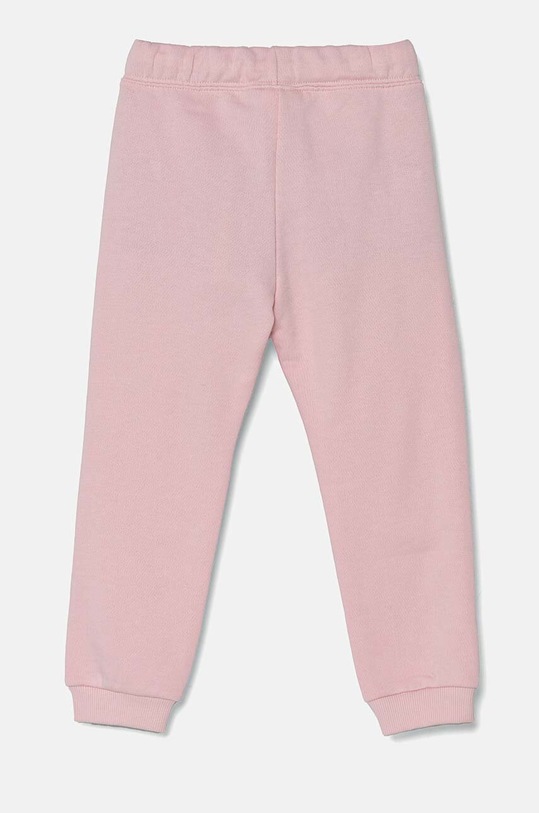 United Colors of Benetton spodnie dresowe bawełniane dziecięce 3J70GF01N.G.P.Seasonal różowy AW24