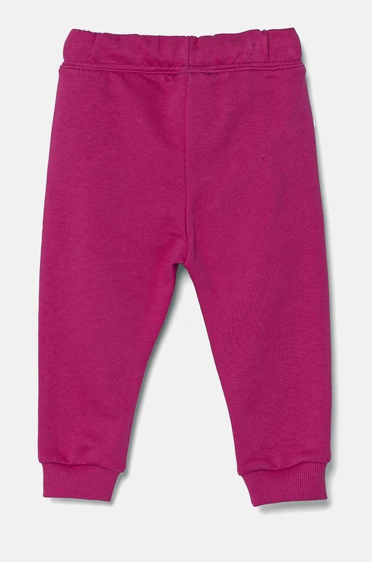 United Colors of Benetton spodnie dresowe bawełniane dziecięce 3J70GF01N.G.P.Seasonal różowy AW24