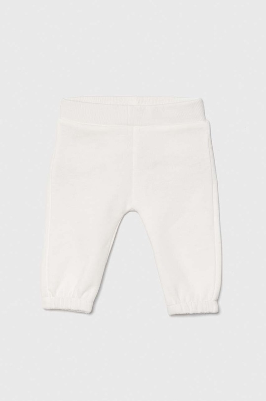 Βρεφικό βαμβακερό φούτερ United Colors of Benetton 3J70AF01T.W.Seasonal λευκό AW24
