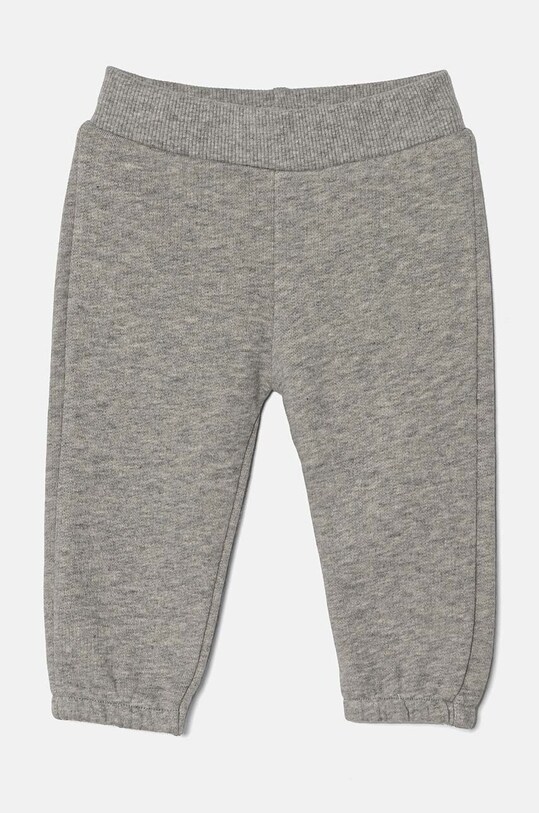 United Colors of Benetton pantaloni de trening din bumbac pentru bebeluși bumbac gri 3J70AF01T.W.Seasonal