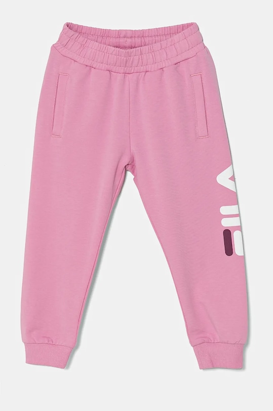 Detské tepláky Fila BALBOA s elastanom ružová FAK0124.G