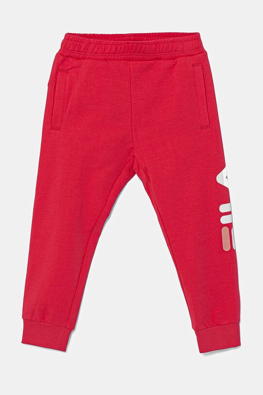 Fila spodnie dresowe dziecięce BALBOA z elastanem różowy FAK0124.G
