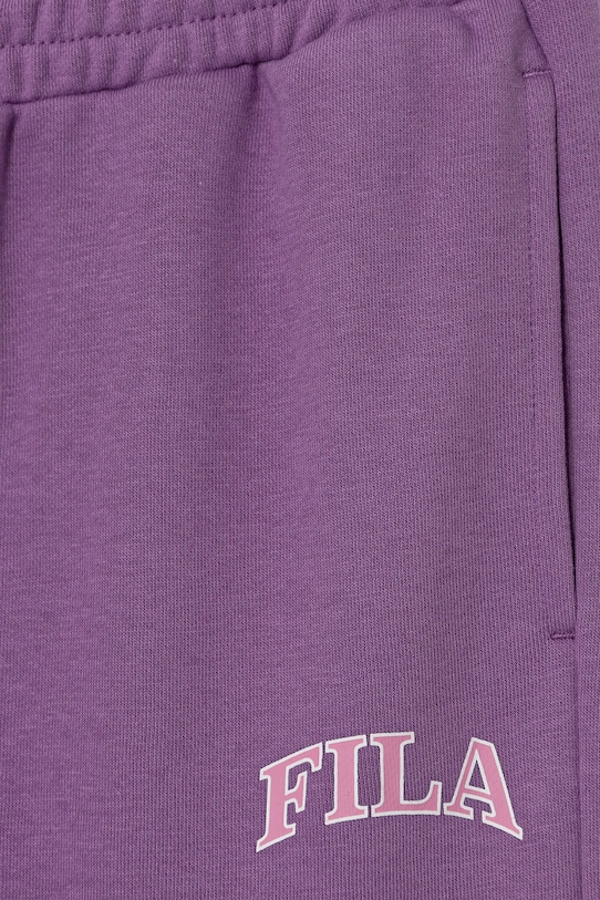 Dziewczynka Fila spodnie dresowe dziecięce LONGEN FAT0580 fioletowy