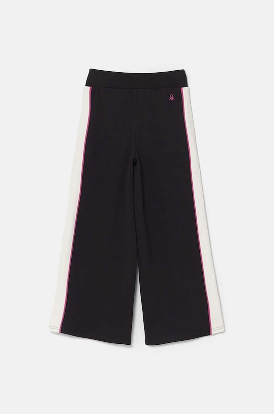 United Colors of Benetton spodnie dresowe dziecięce 330SCF05B.G.Seasonal czarny AW24