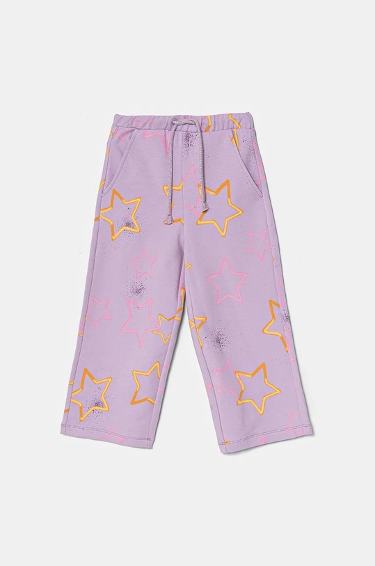 Dětské tepláky United Colors of Benetton pletenina fialová 39T6GF040.P.Seasonal
