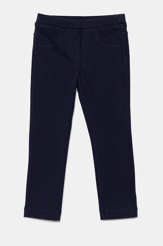 United Colors of Benetton legginsy dziecięce z elastanem granatowy 4NBBGE00X.P.Seasonal