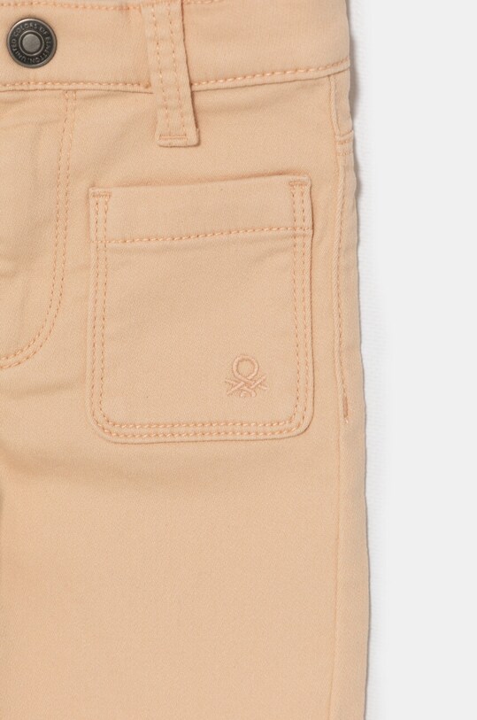 Dziewczynka United Colors of Benetton spodnie dziecięce 41HQGF020.P.Seasonal pomarańczowy