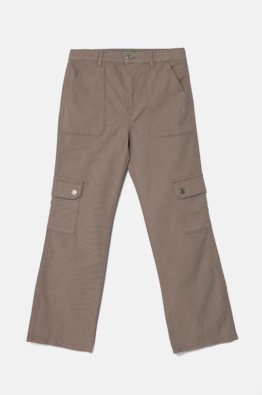United Colors of Benetton pantaloni copii panza bej 46C0CE03D.G.Seasonal