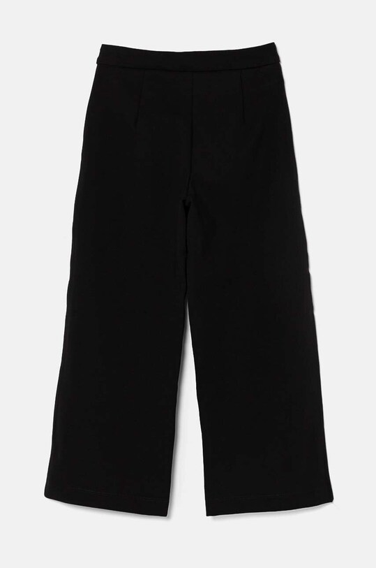 Дитячі штани United Colors of Benetton 4EOMCF017.G.Seasonal чорний AW24