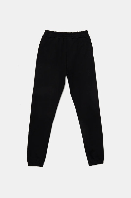 Guess spodnie dresowe bawełniane dziecięce J4BQ17.KAV33.9BYH czarny AW24