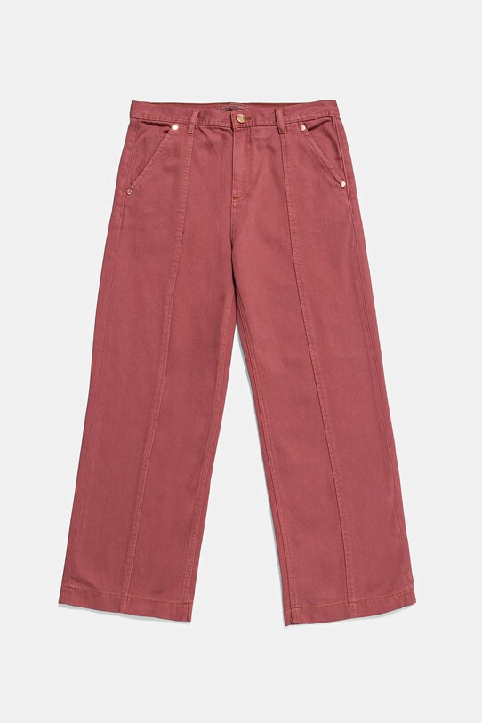 Guess pantaloni de bumbac pentru copii bumbac roz J4BB07.WFUL0.9BYH