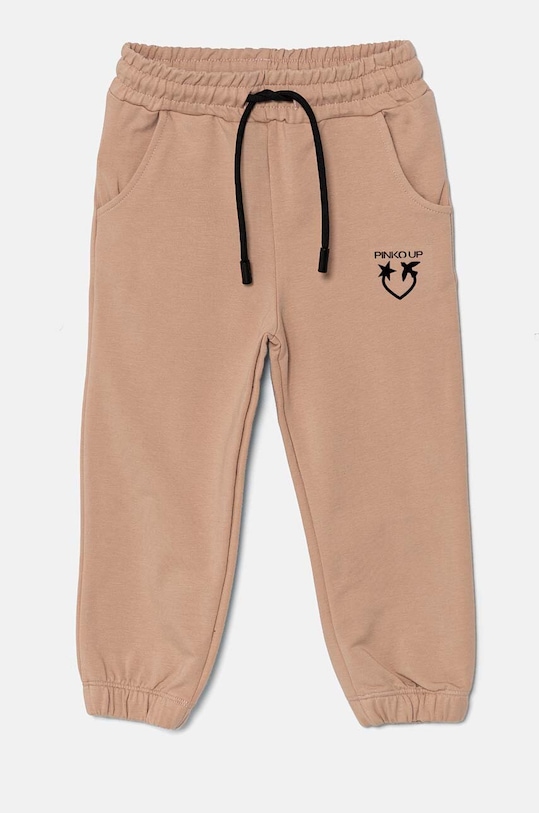 Pinko Up spodnie dresowe dziecięce dzianina różowy F4PIBGFP184