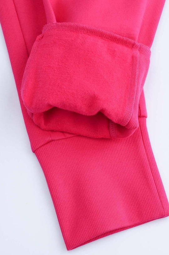 Coccodrillo spodnie dresowe bawełniane dziecięce ZC4120201VGA różowy