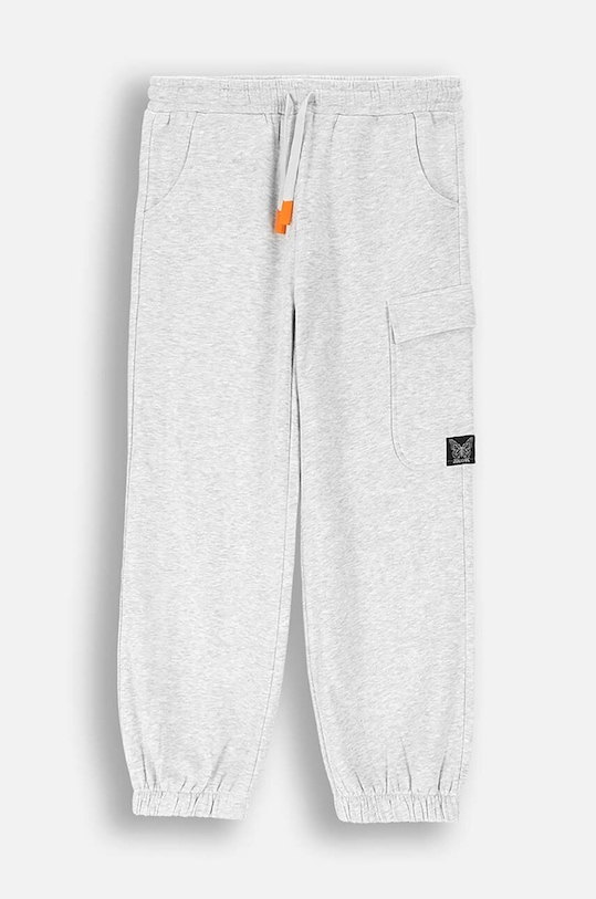 Coccodrillo spodnie dresowe dziecięce dzianina szary ZC4120201MGJ