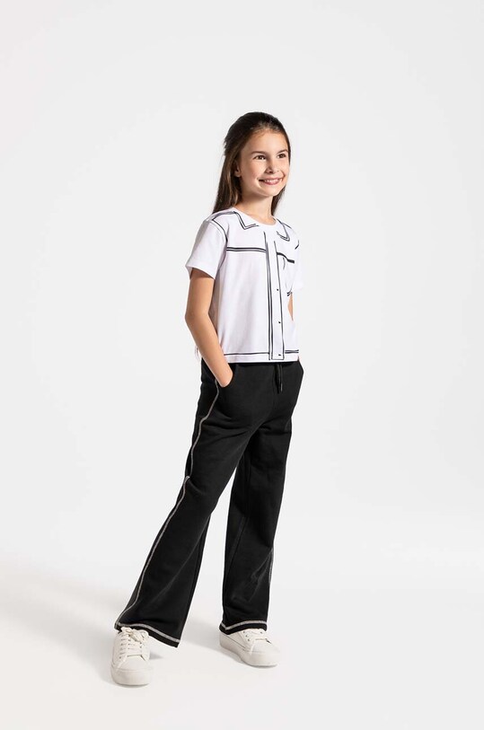 Coccodrillo pantaloni de trening din bumbac pentru copii ZC4120201CGJ