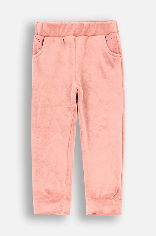 Kojenecké kalhoty Coccodrillo pletenina růžová ZC4120101FGN