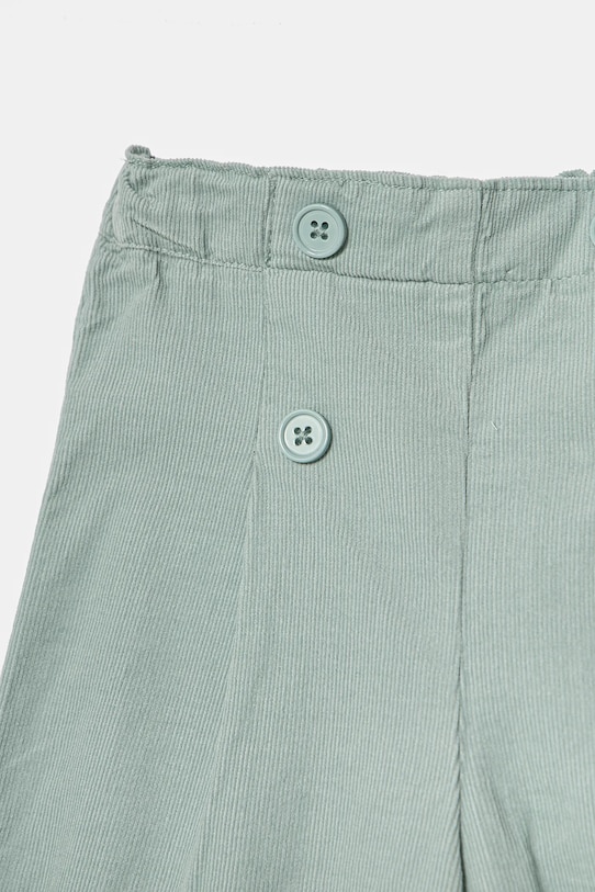 Девочка Детские вельветовые брюки United Colors of Benetton 4O5GGF025.P.Seasonal зелёный