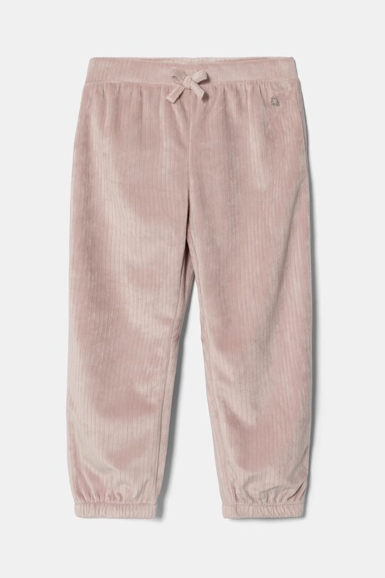 United Colors of Benetton pantaloni copii tricotaj roz 37JBGF04B.P.Seasonal
