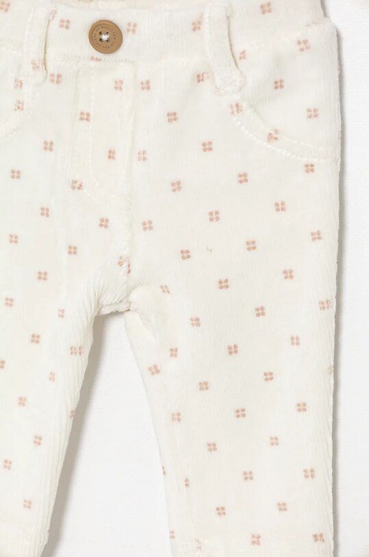 DÍVKA Kojenecké kalhoty United Colors of Benetton 4T4MAE005.W.Seasonal béžová
