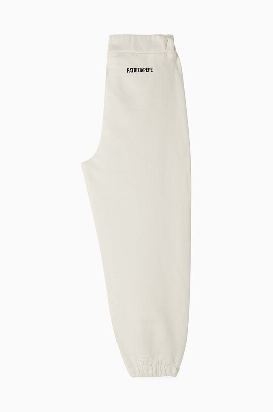 Дитячі бавовняні штани Patrizia Pepe J046 7P0354 білий AW24