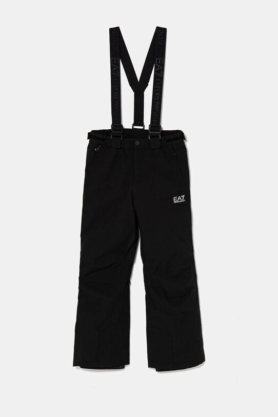 EA7 Emporio Armani pantaloni de schi pentru copii panza negru 6DBP01.BNKCZ