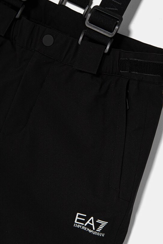 Băieți EA7 Emporio Armani pantaloni de schi pentru copii 6DBP01.BNKCZ negru